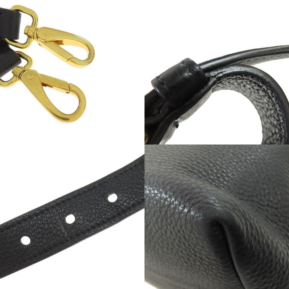Prada 2way handbag black pebbled Vitello Daino leather - Picture 9 of 11